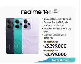 Cicilan murah tanpa kartu kredit Realme 14T 5G