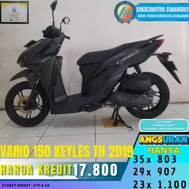 VARIO 150 KEYLESS MURAH BERGARANSI CASH/KREDIT FREE OLI