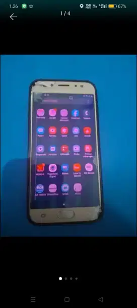 Jual atau Tuker tambah Samsung Galaxy J7 Pro. Ram 3/32, NFC, Ada Dus