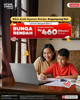 Lenovo Ideapad Slim 1 Cicilan Mulai dari 460 Ribuaan/Bulan