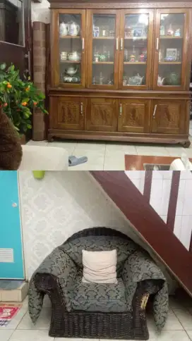 JUAL LEMARI BUFET GRATIS SOFA!!!