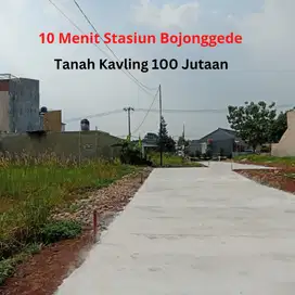 Juni Sale 100 Jt-an, Dijual Kapling Murah Dekat Stasiun Bojonggede