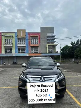 MITSUBISHI PAJERO EXCEED 2021 odo39rb tdp15jt 2022 dakar / 2020 hitam