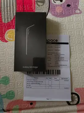 Samsung galaxy S25 edge 12/512 BARU SEGEL GARANSI RESMI