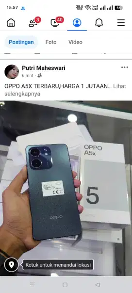OPPO A5X HP 1 JUTAAN BATERAI 6000 MAH