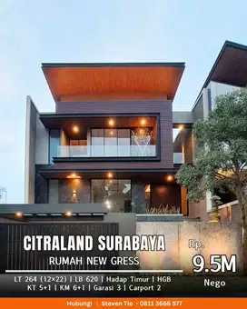 HOT LISTING NEW GRESS Cluster Favorite, Citraland Utama