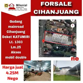 DIJUAL GUDANG DI JL RAYA CIHANJUANG -dekat katumiri- cimahi  &gt;&gt;NE