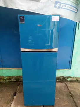 Kulkas 2 dua pintu normal dan bergaransi
