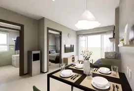 Dijual unit baru 2bedroom fully furnished