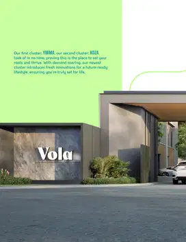 Paling Cepat SOLDOUT Rumah Terbaru VOLA Persembahan ALAM SUTERA GROUP