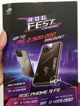 Kredit ASUS ROG 9 256 GB Promo Bebas 1 Cicilan