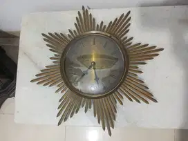 vintage Wall Clock Retro Sun BEAMS Pendulum ato junghans WANDUHR horlo
