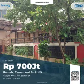 Rumah Dijual, Taman Asri, Gaga, Larangan Kota, Tangerang Selatan