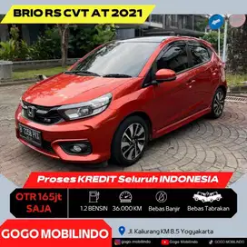 [Km36rb] All New Brio RS CVT Matic 2021 ISTIMEWA Kredit Murah