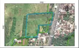 Dijual/sewakan Tanah Komersial Area Cocok POM Bensin Semenit Exit Tol