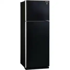 DIJUAL KULKAS / LEMARI ES SHARP 2 PINTU SJ-IG571PG-BK