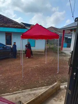 Tenda lipat best seller 3x3 meter . Ready stok Palembang. Bisa cod