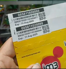 Perdana cantik/nomer cantik indosat m3
