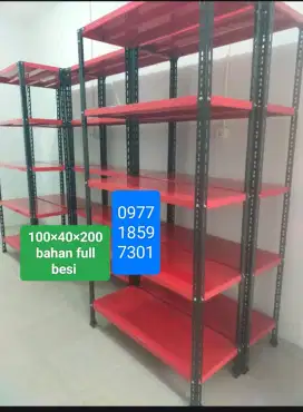 Jual rak besi siku lubang
