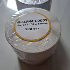 label stiker thermal resi 100 x 150 490Pcs 110mm label printer thermal