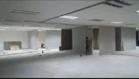 Partisi sekat ruangan gypsum rangka hollow