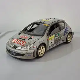 Peugeot 206 WRC Diecast / Solido skala 1:18
