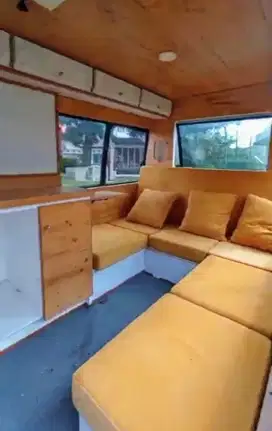 Campervan murah udah jadi Isuzu Elf 2007 Diesel