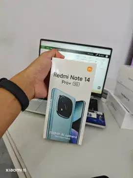 Redmi Note 14 Pro + 5G 8/256 12/512 Baru Segel BNIB No Repack