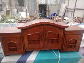 Almari dapur dari kayu jati