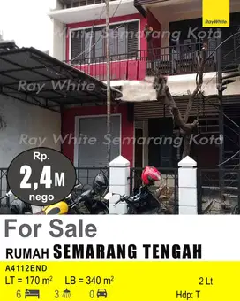 DIJUAL RUMAH DI SEMARANG TENGAH A4112