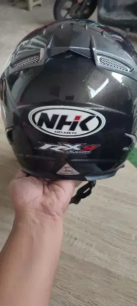 Helm NHK typeTZX 9 warna abu grey
