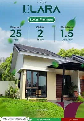 Rumah Lokasi Jalan Boulevard 10 Menit Sumarecon Bekasi Cicilan 2jtan