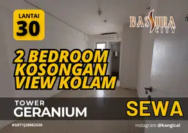 Disewkan 2 Kamar Kosongan Tower Geranium Apartemen Bassura City