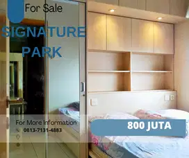 Dijual Apartemen Signature Park Tebet Mt Haryono - 2 kamar