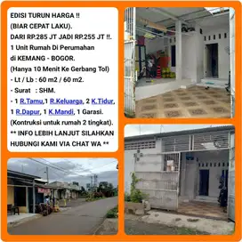 Rumah murah dalam komplek siap huni dalama perumahan di kemang-Bogor11