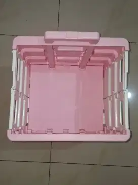 Troly kepasar kondisi masih bagus. Warna pink