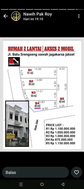 Jual Rumah Mewah American classic di jl batu Srengseng sawah jagakarsa