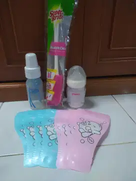 Botol susu & spons cuci botol
