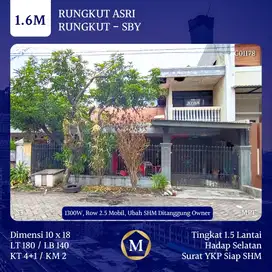 Rumah Rungkut Asri dkt Kalirungkut MERR Tenggilis Kedung Baruk MERR
