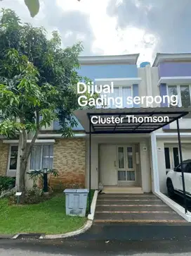 Dijual GADING SERPONG Rumah 2 Lantai Cluster Thomson Full Furnish