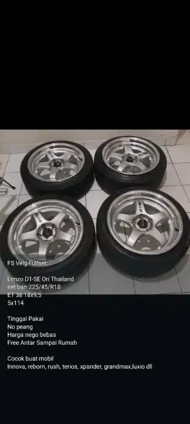 Velg Lenzo D1-SE Ori Thailand