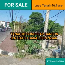 TANAH JL GATSU DENPASAR 46,9 ARE