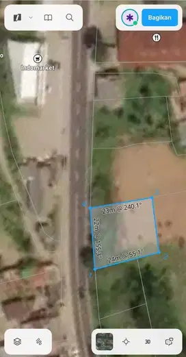 Tanah 500m2 Pinggir Jalan Utama Bedugul Tabanan