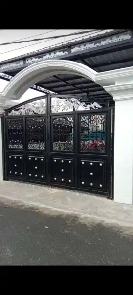 Bengkel las pembuatan pagar kanopi tralis pintu