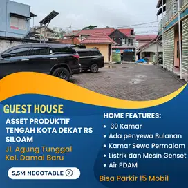 Dijual Guest House 30 Kamar di Balikpapan dekat RS Siloam