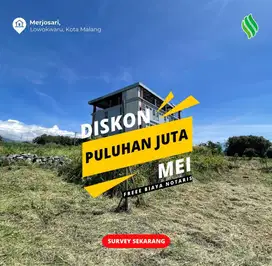 Tanah 1 Unit Luas Besar Cocok Untuk Cafe Atau Kost Kota Malang