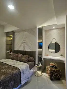 Apartemen 2BR Mansion Kemayoran Jasmine Aurora Interior Design