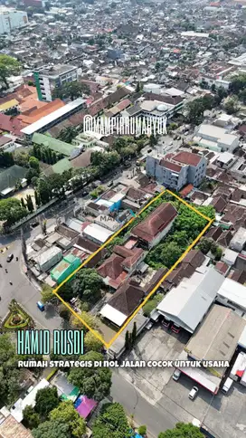 Rumah strategis hitung tanah di poros jalan hamid rusdi Blimbing