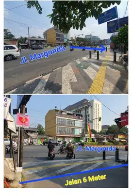 Jual Murah Tanah Komersial 3900 M2 di jl Margonda depok