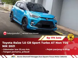 [ LOW KM ] Toyota Raize 1.0 GR Sport Turbo AT Non TSS 2021/2022